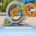 Bluey 12 Inch Kids Bike by Dynacraft for Boys and Girls with Training Wheels, Coaster Brake, Sturdy Frame, Easy Assembly, Fun Bluey Design, Beginner Toddler Bicycle
