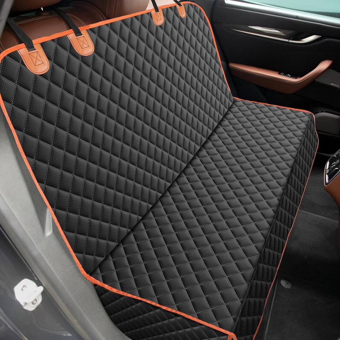 MIXJOY Dog Seat Cover for Back Seat Waterproof Dog Seat Covers for Cars, Car Seat Protector for Dogs, Nonslip Back Seat Cover for Trucks & SUV