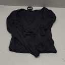 CHYRII Womens Sexy Square V Neck Bodysuit Tops Fall Fashion Long Sleeve Going Out Tops Large