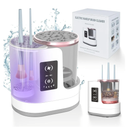 3 IN 1 Electric Makeup Brush Cleaner Machine With Makeup Brush Dryer-Holder-Portable Automatic USB Cosmetic Brushes Cleaner Tool for All Size Beauty Makeup Brush Set,Contour, Eyeshadow, Blush Brush
