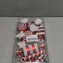 14Pcs Christmas Candy Cane Lollipop Ornaments for Christmas Tree Decorations,Red and White 6.5Inch Assorted Shapes Hanging Ornament with Ribbon for Xmas New Year Holiday Festival Home Party Decor