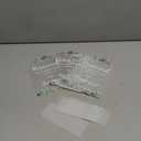 4 Pcs Acrylic Wedding Sign, Bridal Shower Decoration, Reserved Seating Sign for Immediate Family, Modern Font Table Signs, Acrylic Table Top Signs for Wedding Reception(Clear Eucalyptus Leaves)