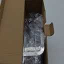 STEUGO 2 Pack Shower Caddy Corner, Bathroom Corner Shower Shelfs, Adhesive Wall Mounted Shower Caddy with 4 Movable Hooks, No Drilling Shower Shelf, Stainless Steel Silver.