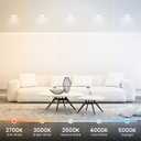 Feit Electric LED Recessed Downlight, 120W Equivalent, 5/6 Inch Retrofit Kit, Dimmable, 2000 Lumens, 90+ CRI, 22W, Adjustable Color Temperature, High Ceilings & Large Spaces Downlight, LEDR56XHO/6WYCA