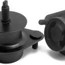 Front Body Hold Down Bushing Insulator Compatible with 2007-2018 Jeep Wrangler JK Replacement Part # 68373080AA (x2) (Front)