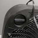 Amazon Basics 3-Speed Box Fan for Bedroom, Portable with Carry Handle, Powerful Airflow, 5 Blades, Lightweight Design, 67 Watts, 20-Inch, Black, 6.8"D x 20.86"W x 21.33"H