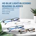 TERAISE Fashion Anti-blue light Reading Glasses Men Women Computer Reader