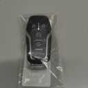 Key Fob Shell Case Cover Replacement Fits for Ford F150 F250 F350 F450 F550 Trucks 2015 2016 2017 Keyless Entry Remote Control 5 Button Pad Cover M3N-A2C31243300 with Uncut Key Blade Blank