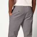 Essentials Men's Athletic-Fit Chino Pants, Grey, 29W x 28L