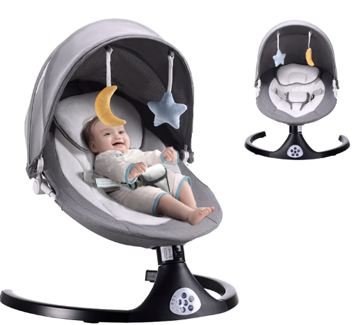 Electric Baby Swing for Infants to Toddler| Portable Infant Swing with Remote Control, Rocker with 5 Speeds Electric Baby Swing for Infants to Toddler| Portable Infant Swing with Remote Control, Rocker with 5 Speeds