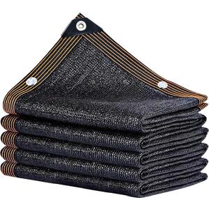 winemana 70% Black Shade Cloth, 6.6 x 16 FT Durable Mesh Tarp with Grommets, Resistant Garden Sun Shade Netting with Taped Edge for Plant Cover, Greenhouse, Patio, Tomatoes, Chicken Coop, Barn Kennel
