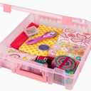 ArtBin 6955RK Super Satchel 1-Compartment Box, Art & Craft Organizer, 1-Pack, Translucent Blush