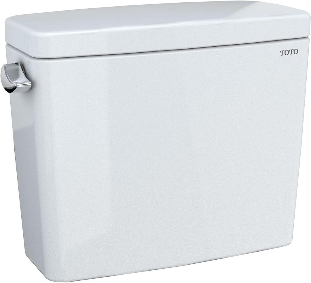 TOTO Drake 1.6 GPF Toilet Tank with WASHLET+ Auto Flush Compatibility, Cotton White - ST776SA#01