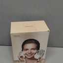 Electric Face Brush Scrubber Rechargeable Facial Exfoliator IPX-7 Waterproof Spin Cleanser Rotating Spa Machine for Exfoliating, Massaging and Deep Cleansing with 4 Brush Heads (White & Rose Gold)