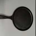 Vintage Cast Iron # 10 Round Griddle with Machined Finish [circles] 11.25" wide Professionally Cleaned and Seasoned Black