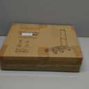 Folding Hand Truck500lbs, Portable Heavy Duty Dolly Cart, 6 Wheels Collapsible Luggage Cart with 2 Elastic Ropes - Compact Trolley Cart for Easy Moving - Ideal Hand Cart for Travel and More (17, Orange)