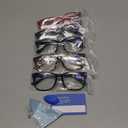 CCVOO Reading Glasses for Women/Men, Eyeglasses, Blue Light Readers for Women/Men, Computer Eye Glasses, Cheaters (2 Black/Turtle/Red/Dark Blue)
