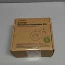 Baby Hand and Footprint Kit Girls, Boys - Personalized Babys First Christmas Ornament Kit, Newborn Christmas Gifts for New Mom, Cute Shower Gifts, Easy to Use Handprint Ornaments(Gold Paint, Cherish)