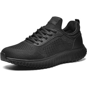 Bruno Marc Men's Non Slip Work Shoes Walking Zapatos Trabajo Black & Lightweight Food Service Chef Kitchen Restaurant Resistant Sneakers Size 11