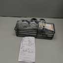 LEVERLOC Shower Caddy Suction Cup, 2 Pack suction shower shelf with Hooks & Soap holder, NO-Drilling Bathroom Holder, Rustproof bathroom organizer, Black