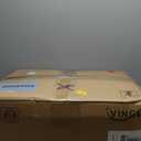 VINGLI Mid Century Modern Accent Chairs, Black Soft Chenille Reading Chair Upholstered Armchair Side Chairs Sofa Couches for Living Room, Bedroom, Apartment