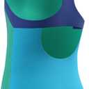 Speedo Girl's Swimsuit One Piece Closed Racerback (Blue)