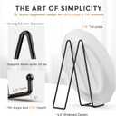 TR-LIFE 14 Inch Heavy Duty Plate Stand (2 Pack) - Metal Display Easel for Large Plates, Platters, Picture Frames, Signs, and Posters