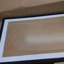 upsimples 13x19 Picture Frame, Display Pictures 11x17 with Mat or 13 x 19 Without, Wall Hanging Poster Frames, Black, 1 Pack