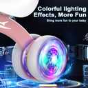 Gamfeiny Colorful Lighting Baby Balance Bike Toys for 1 Year Old Boy Girl Gifts, 10-36 Month Toddler Balance Bike, No Pedal 4 Silence Wheels & Soft Seat First Riding on Toys, 1st Birthday Gifts