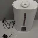 6L Humidifiers for Bedroom Large Room Home, Cool and Warm Humidifier for Baby and Plants Mist Top Fill Desk Humidifiers Essential Oil Diffuser, Quiet with Adjustable Mist,360Nozzle-White