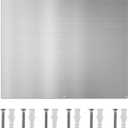 24" By 30" Stainless Steel Stove Backsplash, Range Hoods Backsplash Wall Shield Metal Panel, Ultra Flat Splatter Guard for Stovetop, 6 Pre Drilled Holes for Easy Installation
