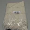 Alynsehom Macrame Table Runner Cream Beige Boho Table Runners with Tassels Hand Woven Cotton Table Runner Rustic Farmhouse Table Runners for Bohemian Kitchen Dining Table(12x48in)