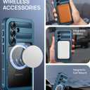 Lanhiem Magnetic for Samsung Galaxy S26+ Plus Case, IP68 Waterproof Dustproof Case, [Compatible with Magsafe] [Built-in Screen Protector] Full Body Heavy Duty Rugged Phone Cover 6.7 inch, Blue
