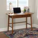 Melissa Mid Century Walnut Desk by Linon, 42"w X 19"d X 30"h