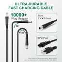BIYTC 90W Laptop Charger Compatible with Dell Latitude 5510 5410 5511 5501 5411 5401 5310 2-in-1 P96G P97G P98G P80F PA-10 Laptop Power Adapter