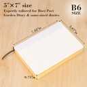 Hoci Poci Lock Diary Refill - 360 Pages 5"7" Refillable Notebook-XZB