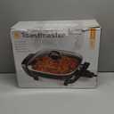 Toastmaster 12" Nonstick Electric Skillet - Deep Skillet Appliance with Glass Lid - Multipurpose Kitchen Cookware for Breakfast & More