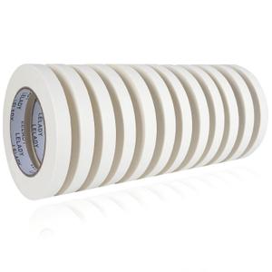 Masking Tape 1/2 Inch x 60 Yards - 12 Rolls, White Masking Tape, No Residue Painters Tape, Craft Tape Rolls, High Adhesive Decorative Tape for Painting, DIY, Arts, Crafts, Labeling, Handmade