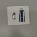 MFi Certified Flash Drive 256GB for iPhone Thumb Drive Photo Stick, High Speed USB Memory Stick iPhone Flash Drive for Photos Videos, External Storage Jump Drive for iPhone/iPad/Android/PC (Blue)