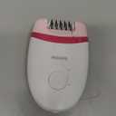 Philips Beauty Satinelle Essential Compact Hair Removal Epilator for Women, BRE235/04 (Corded Use Only) (White and Pink)