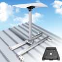 Adjustable Stainless Steel Starlink Gen 3 Roof Mount for Standing Seam Metal Roof, 0-30 Adapter