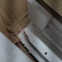 Dwanton Cat Litter Box Furniture Hidden, Cat Litter Box Enclosure, Reversible Entrance Can Be on Left or Right Side, Indoor Cabinet, Wooden Washroom, End Table, White and Warm Brown, 23.6" L (23.6 x 19.7 x 21.7 Inches)