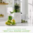 Nama J2 Cold Press Juicer Self Feeding for Hands-Free Operation with Wide Mouth Hopper for Whole Recipe Loading, Zero Waste Masticating Juicer For More Juice, Less Pulp Easy Cleanup & Assembly