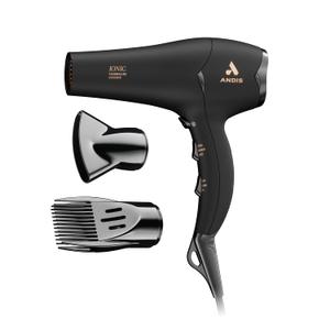 Andis 80750 1875-Watt Tourmaline Ceramic Ionic Hair Dryer  Fast Dry Blow Dryer with Diffuser, Low Noise, Professional Salon Performance