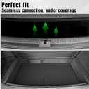 Original 2022-2026 MDX Cargo Liners & Backrest Mat for Acura MDX - Custom Fit Upper and Lower Position Trunk Mat & 3rd Row Seat Backrest Mat - All Weather Odorless TPE Car Mats for Acura MDX 2022-2026