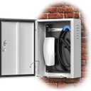 BMZX for Tesla Wall Charger Box Compatible with Tesla Wall Connector Gen 3, Indoor/Outdoor EV Charger Enclosure, Cable Organizer, Waterproof & Dustproof (Large)