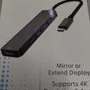 ZGEAR 5 Port USB C TO C AMP 2 A W/1 HDMI