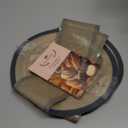 PLAPITATE Silicone Bread Sling for Dutch Oven Liners, Non Stick 2 PCS, Easy Clean Reusable Silicone Bread Baking Mat with Long Handles, Easy to Transfer Sourdough Bread, Round