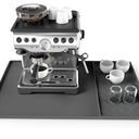 Silicone Coffee mat 24''x16'' – Non-Slip Bar Mat with Detachable Drying Layer for Espresso Machines, Countertops & Dish Racks