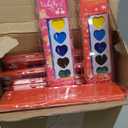 36 Packs Valentines Heart Watercolor Paint Set 8 Washable Colors with Brushes Water Color Painting Kit Party Favor Valentines Gifts Painting Kit for Adult